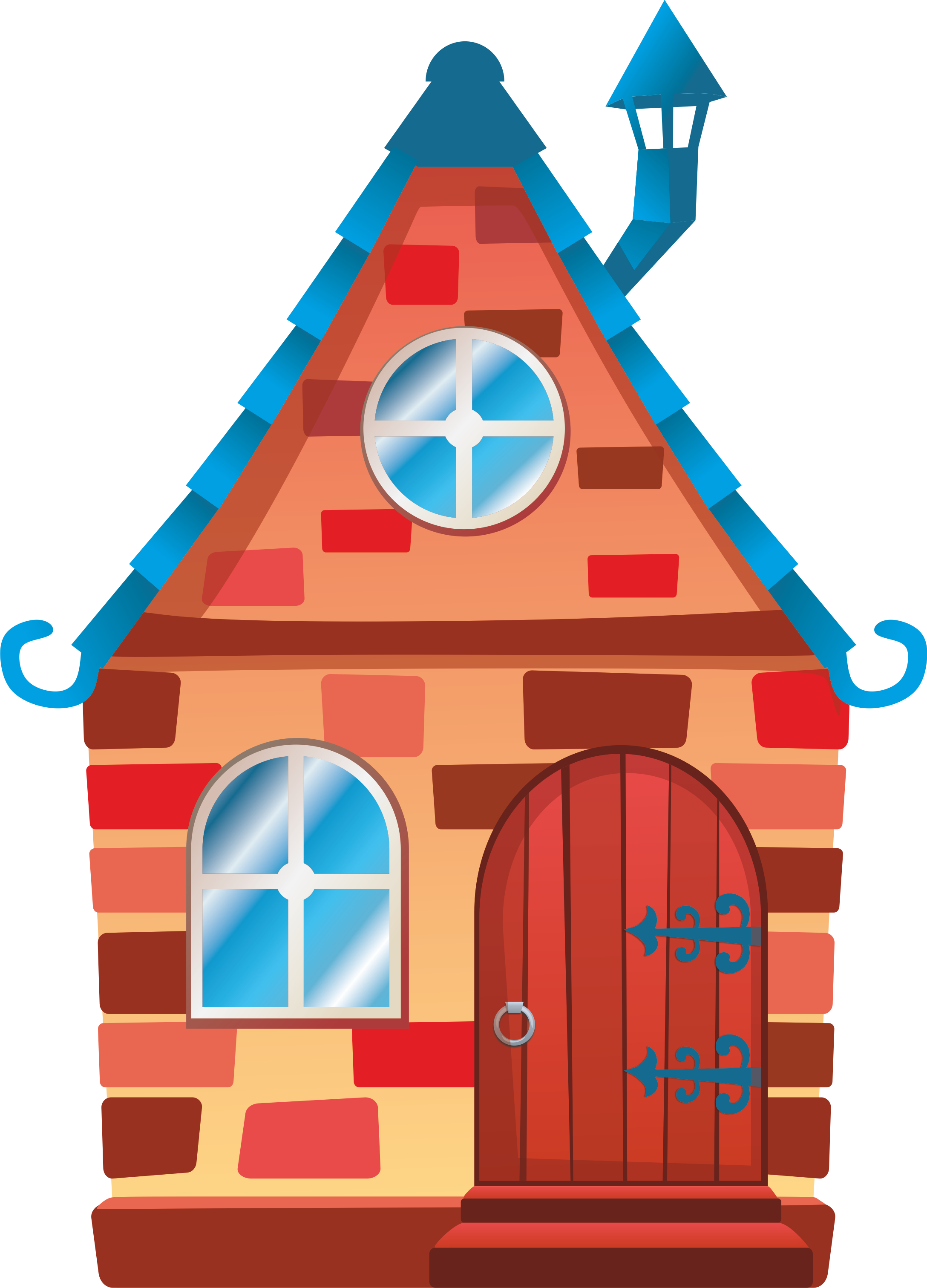 Настенная декорация "Избушка" 0,8*0,57м., арт. ДОМ2262