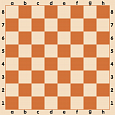 Магнитная демонстрационная шахматная доска 60х60см арт.Ш1255