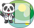 Стенд для детского сада &quot;Медицинский&quot; панда 0.42*0,5м 1 карман А4 фигурный арт. ДС5113