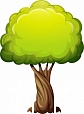 Пластиковая фигура Дерево 1м арт. 4480
