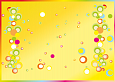 Магнитный стенд для крепления рисунков &quot;Разноцветное конфетти&quot;  1,4*1м., арт. МАГ1369