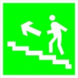 Указатель эвакуационный фотолюминесцентный Е 016 Направление к эвакуационному выходу по лестнице вверх арт.3131
