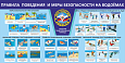 Информационный стенд Првила поведения на водоемах 2*1м
