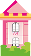 Фигурный стенд меню &quot;Замок&quot; 45х80см розовый с карманом А4 для детского сада арт. ДЕК1191_1