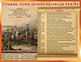 Обучающий стенд по истории Страницы ратной истории Российской Империи 1,1*0,85м